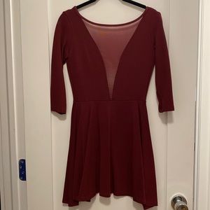 OG American Apparel Red Skater Dress